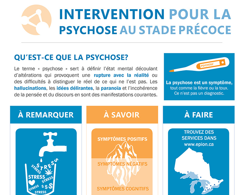 infographie de qu'est-ce que la psychose
